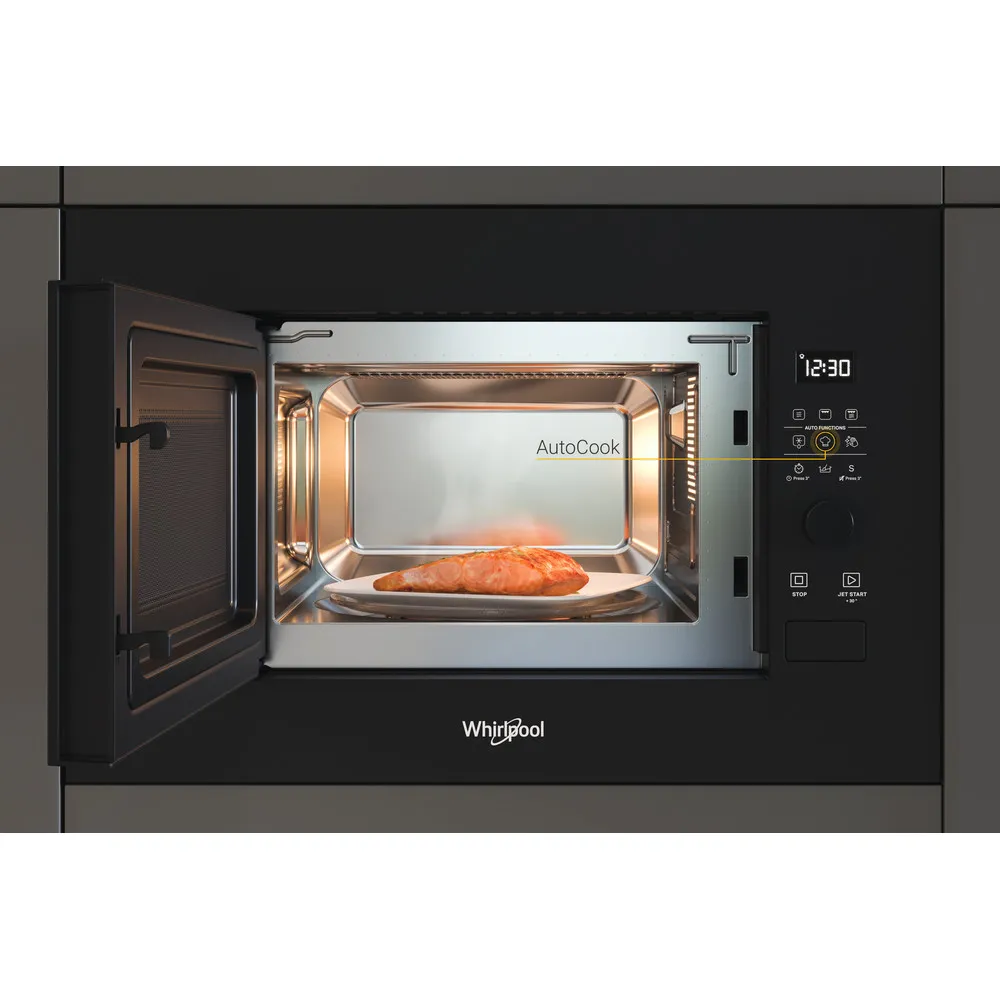 WHIRLPOOL FORNO A MICROONDE AD INCASSO NERO COD. WMF200GNB - immagine 6