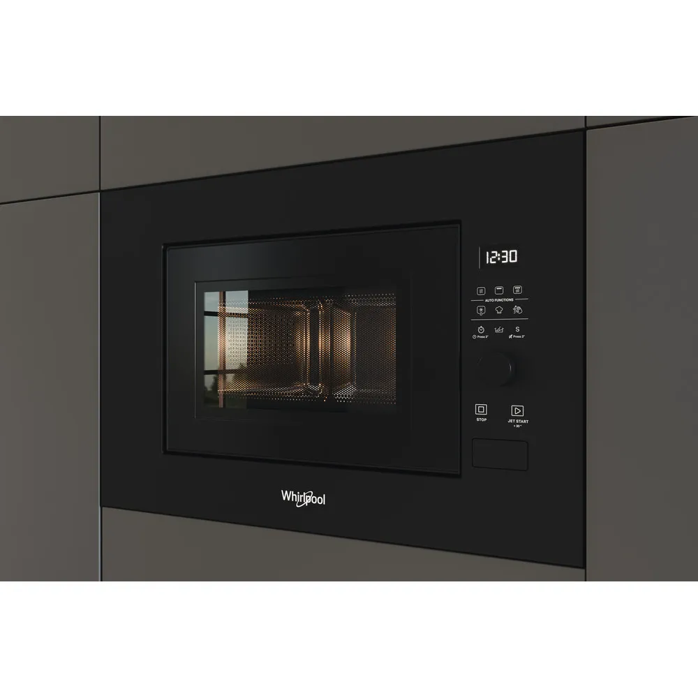 WHIRLPOOL FORNO A MICROONDE AD INCASSO NERO COD. WMF200GNB - immagine 5
