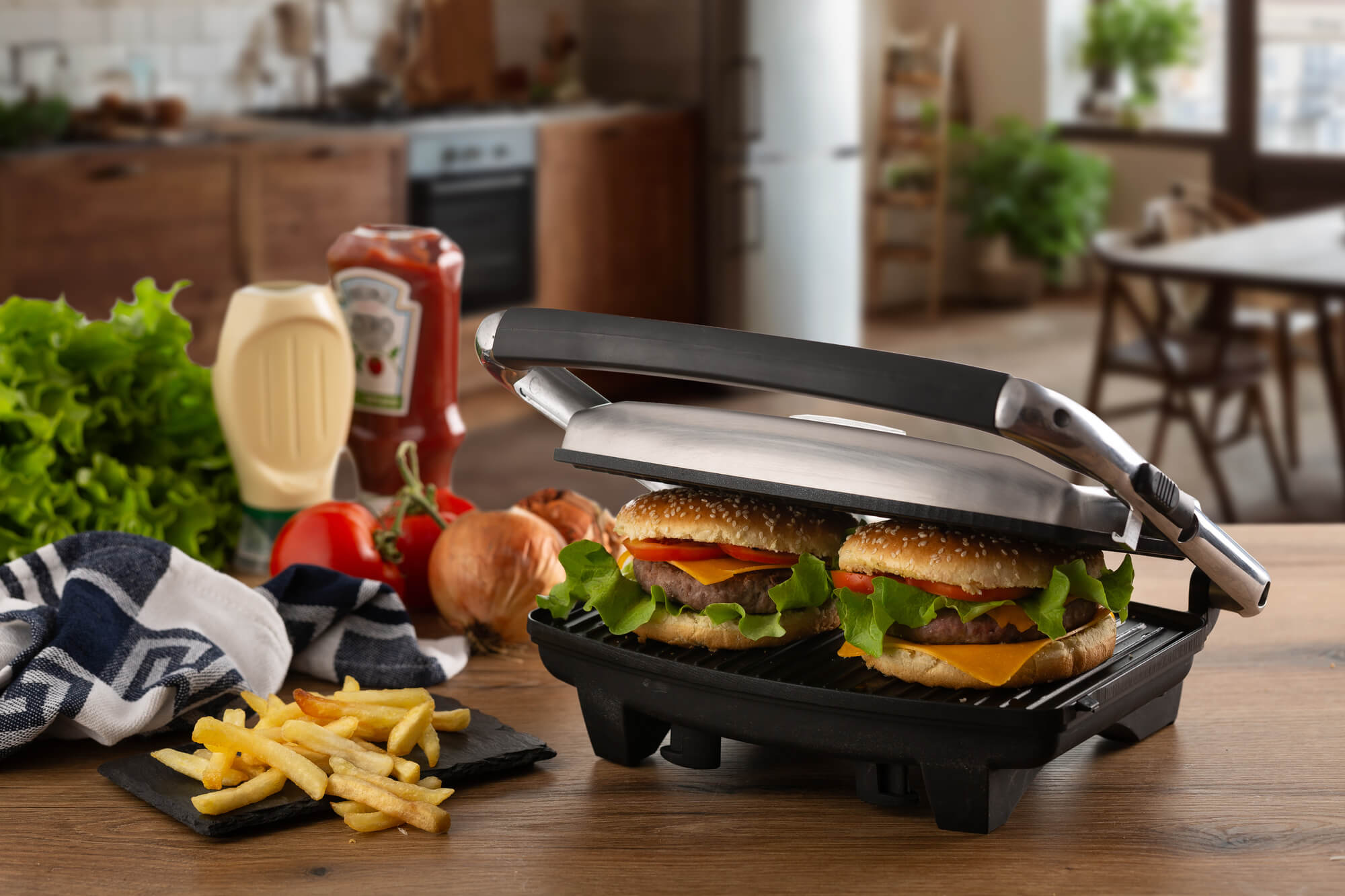 ARIETE PIASTRA ELETTRICA ANTIADERENTE TOAST & GRILL SLIM COD. 1911/10 - immagine 2