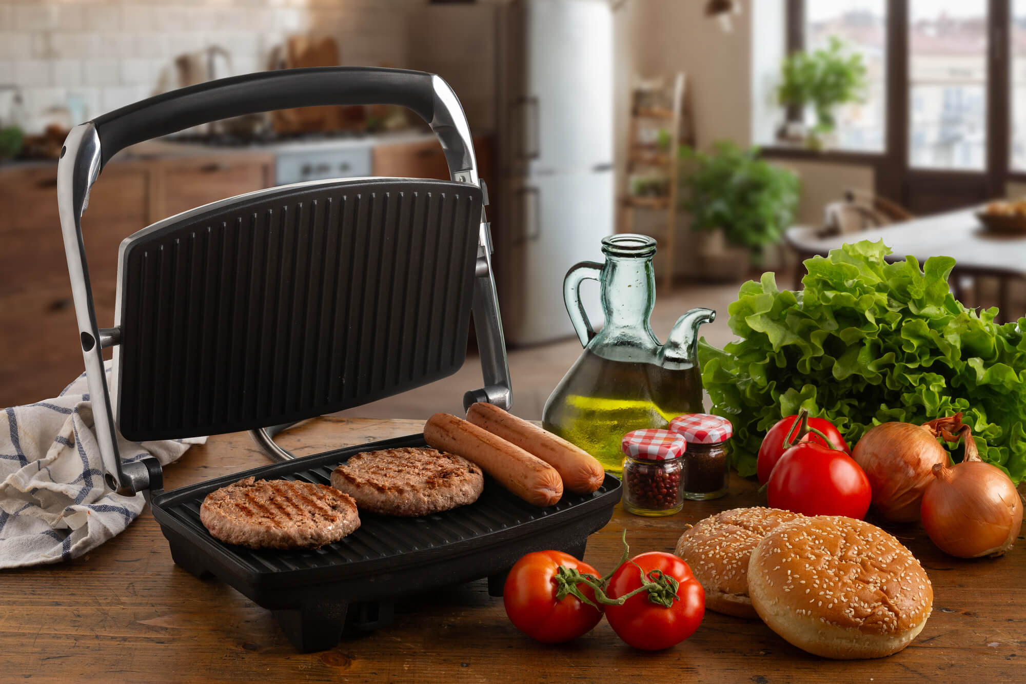 ARIETE PIASTRA ELETTRICA ANTIADERENTE TOAST & GRILL SLIM COD. 1911/10 - immagine 3